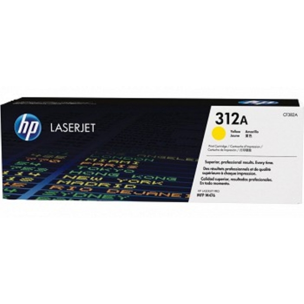 HP CF382A  312A Yellow LaserJet Toner Cartridge