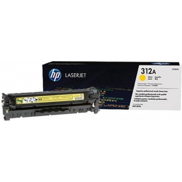 HP CF382A  312A Yellow LaserJet Toner Cartridge