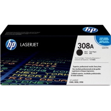 HP Q2670A 308A ORIGINAL  Black Toner Cartridge CLJ 3500/3700