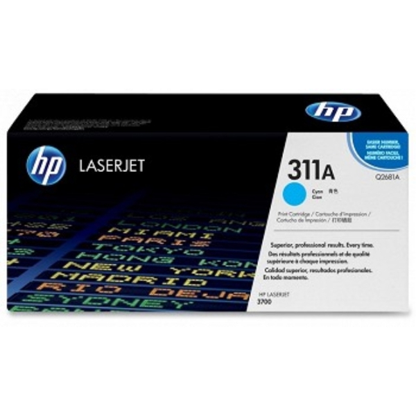 HP Q2681A  311A  Cyan Toner Cartridge CLJ 3700