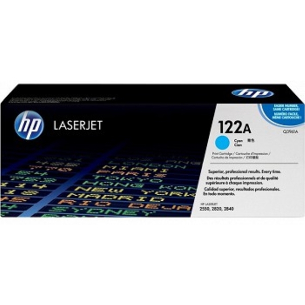 HP Q3961A 122A Cyan Toner Cartridge-X CLJ 2550 Series