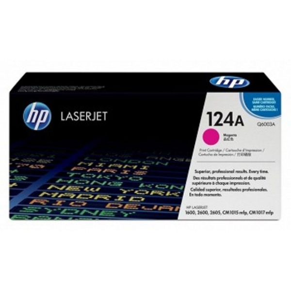 HP Q6003A 124A Magenta Toner Cartridge CLJ2600