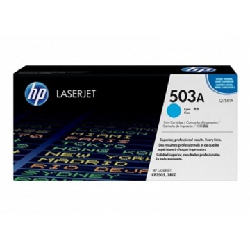 HP Q7581A 503A Cyan Print Cartridge CLJ 3800