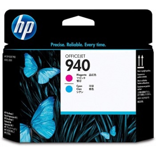 HP C4901A  940 Magenta & Cyan Printhead