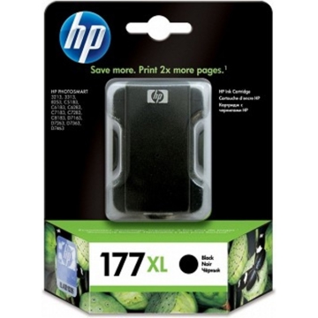 HP C8719HE  177 Black Large Ink Cartridge, CIS