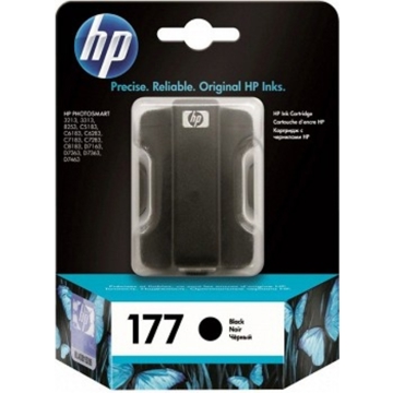 HP C8721HE  177 Original Black Small Ink Cartridge, CIS