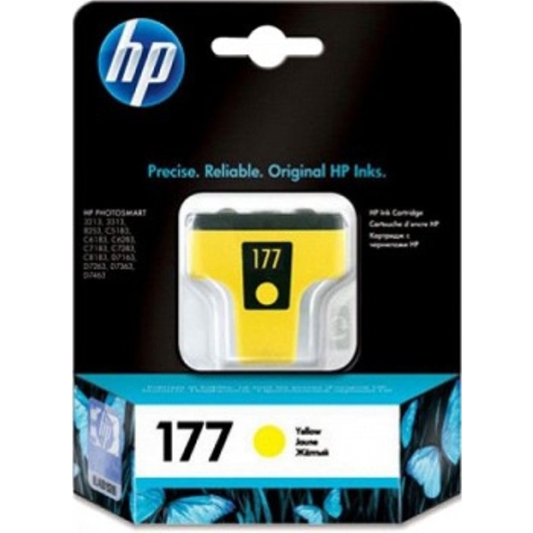 HP C8773HE  177 Yellow Small Ink Cartridge, CIS