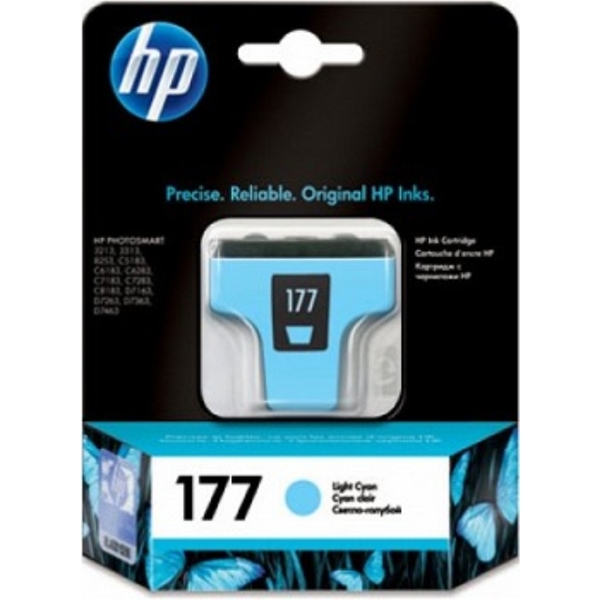 HP C8774HE  177 Lt Cyan Small Ink Cartridge, CIS