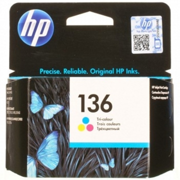 HP C9361HE  136 Tri-Color Print Crtg, CIS