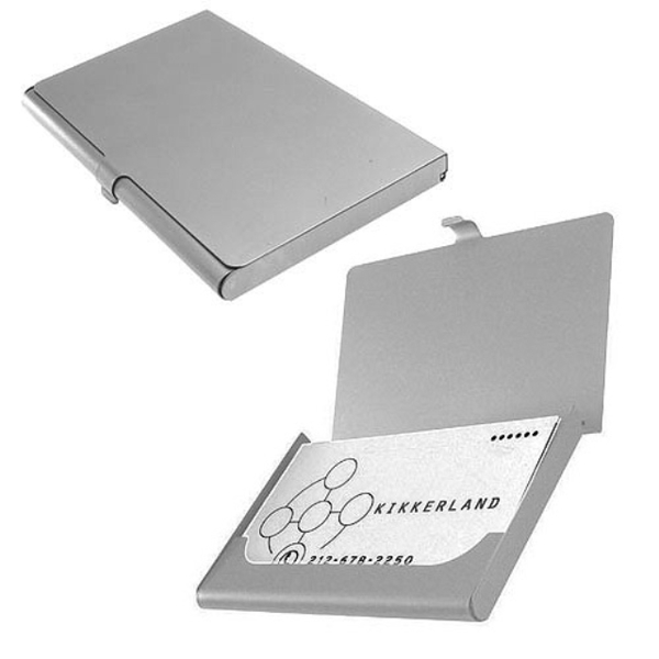 Business Name Card Holder Aluminum Case  სავიზიტო ბარათების ჩასალაგებელი