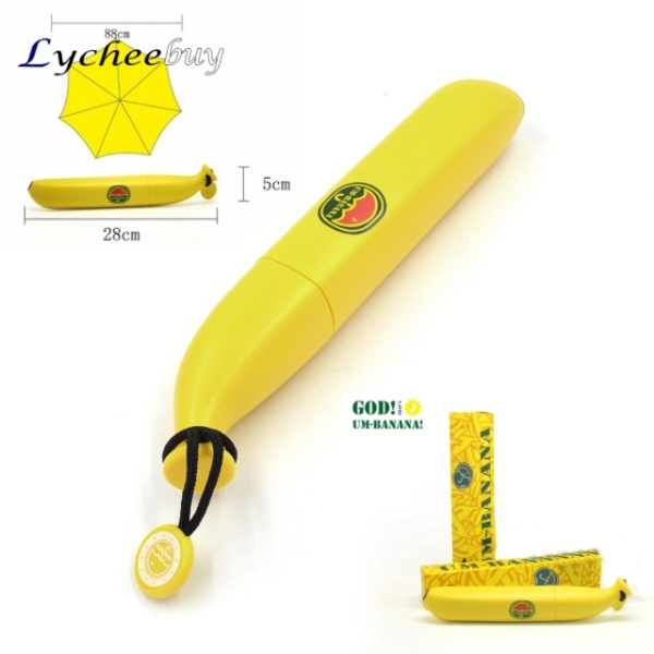 ბანანი ქოლგა anti-uv rain-proof umbrella banana