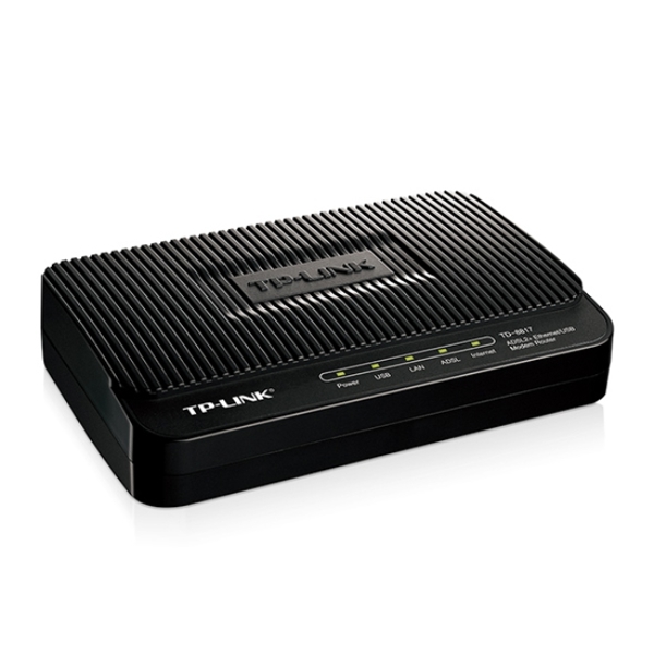 დიესელ მოდემი TP-LINK TD-8817 ADSL2+ Ethernet/USB Modem Router