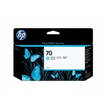 HP C9390A  70 Ink Cartridge Light Cyan 130cc