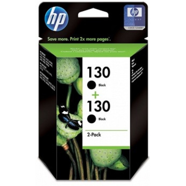 კარტრიჯი HP C9504HE  130 Black Print Crtg, Twin Pack