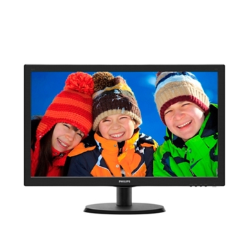 მონიტორი  PHILIPS 21.5" (54.61CM) 223V5LSB  BLACK  5MS 1920X1080 1000:1( 10M:1) 170*160* 250CDM2  VGA  DVI-D  TILT 5*-20*  VESA 100X100MM