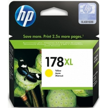 HP CB325HE  178XL Yellow Ink Cartridge. CIS