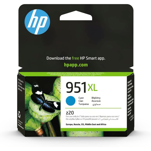 კარტრიჯი HP CN046AE 951XL Cyan Officejet Ink Cartridge