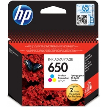 HP CZ102AE 650 Tri-colour Ink Cartridge 