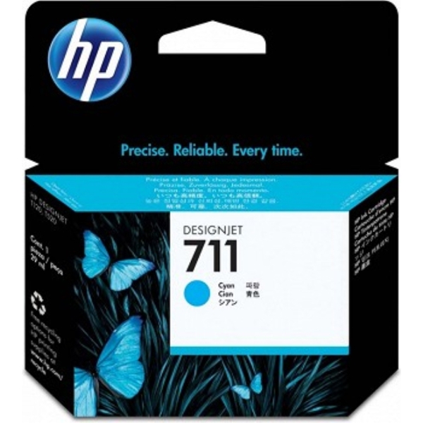 HP ORIGINAL CZ130A 711 29ml Cyan Ink Cartridge