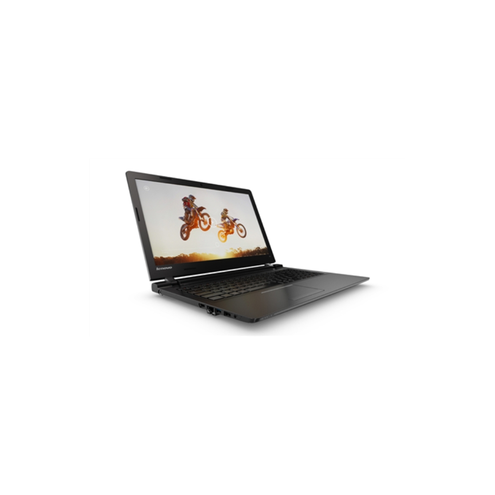 ნოუთბუქი LENOVO IdeaPad 100-15IBD (80QQ008AUA) black 15.6" HD TN GL(FLAT), Intel I3-5005U 2GHz/3MB, 4GB DDR3-1600, 500GB 5400RPM, Integrated Graphics, dummy odd,  0.3MP camera with single mic, non-intel 1x1 bgn, 4cell battery 32WH, free-dos, RU keyboard