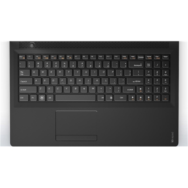 ნოუთბუქი LENOVO IdeaPad 100-15IBD (80QQ008AUA) black 15.6" HD TN GL(FLAT), Intel I3-5005U 2GHz/3MB, 4GB DDR3-1600, 500GB 5400RPM, Integrated Graphics, dummy odd,  0.3MP camera with single mic, non-intel 1x1 bgn, 4cell battery 32WH, free-dos, RU keyboard