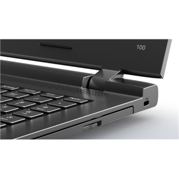 ნოუთბუქი LENOVO IdeaPad 100-15IBD (80QQ008AUA) black 15.6" HD TN GL(FLAT), Intel I3-5005U 2GHz/3MB, 4GB DDR3-1600, 500GB 5400RPM, Integrated Graphics, dummy odd,  0.3MP camera with single mic, non-intel 1x1 bgn, 4cell battery 32WH, free-dos, RU keyboard