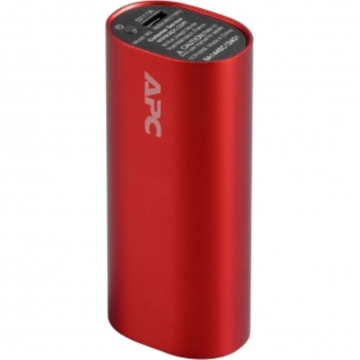 პორტალური დამტენი  A MOBILE POWER BANK 3000MAH CYLINDER RED M3RD-EC