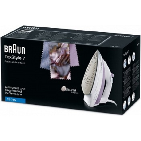 BRAUN  ორთქლის უთო  BRAUN TS 715 Iron