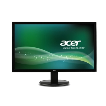 მონიტორი 21.5"(54.6CM)  ACER K222H   BLACK  FHD (1920X1080),5MS, 200CDM2, 100,000,000:1, TWISTED NEMATIC FILM  (90°X65°),DVI,VGA