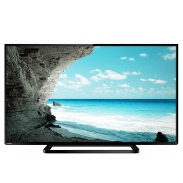  LED TOSHIBA TV 43" (108CM) 43S2650EV 1920X1080  100HZ 6.5MS 176* 260CDM2 USB HDMIX2 RF VG AV CI NICAM  DVB-T2 C 2X8W