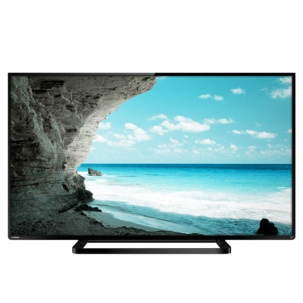  LED TOSHIBA TV 43" (108CM) 43S2650EV 1920X1080  100HZ 6.5MS 176* 260CDM2 USB HDMIX2 RF VG AV CI NICAM  DVB-T2 C 2X8W