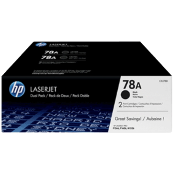 კარტრიჯი  HP ORIGINAL BLACK CE278AF  HP LJ P1566P16061536DNF  BLACK DUAL PACK