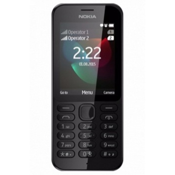 მობილური  Nokia  222 Dual sim  NV EAC UA BLACK