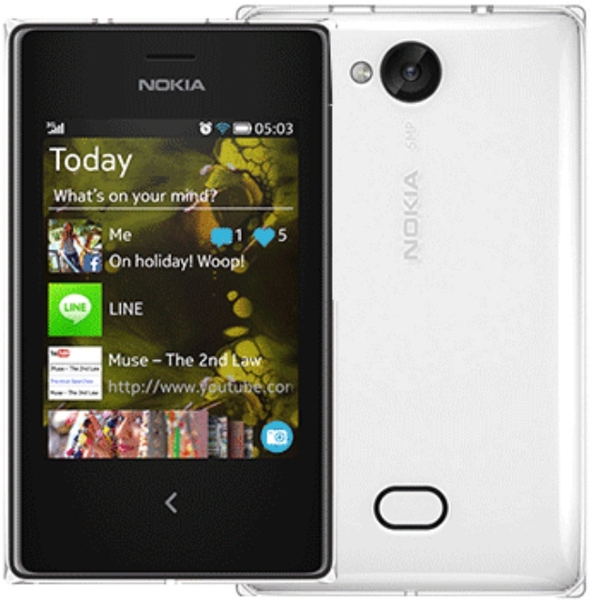 მობილური  Nokia 502 D/S CV KZ WHITE  Dual Sim