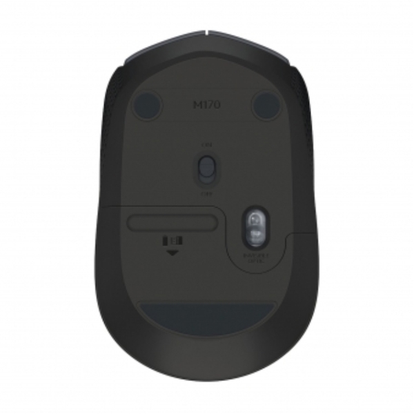 უსადენო მაუსი LOGITECH Wireless Mouse M170 EMEA Grey