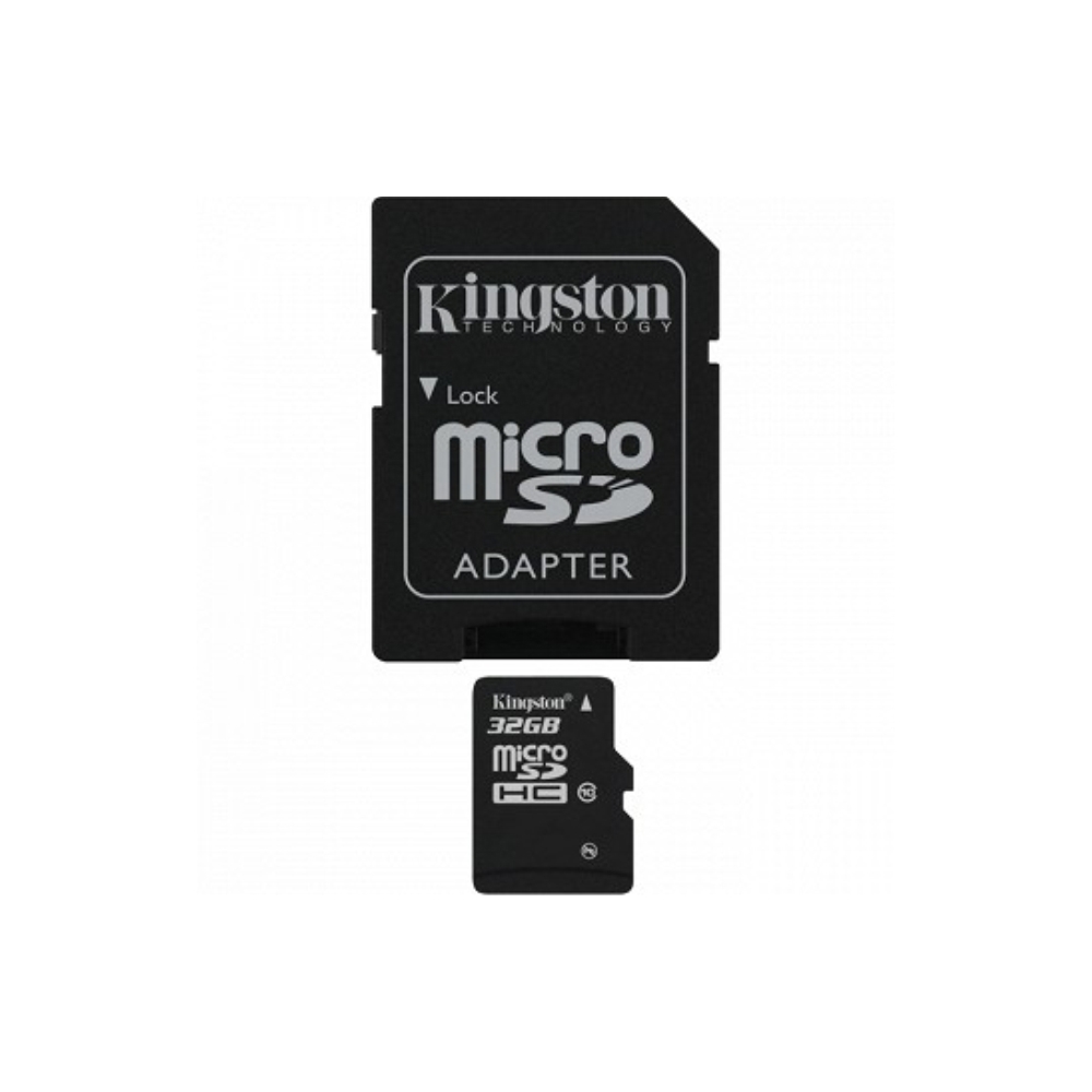 KINGSTON MICROSDHC 32 GB CLASS 10 + SD ADAPTER