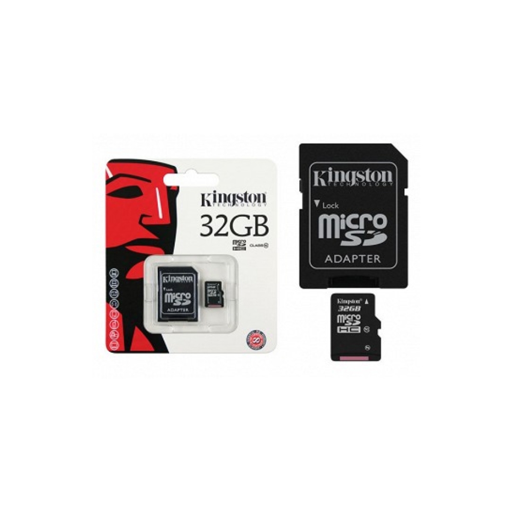 KINGSTON MICROSDHC 32 GB CLASS 10 + SD ADAPTER