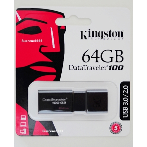 KINGSTON USB 3.0 DT 100 3G 64GB