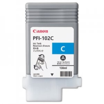 კარტრიჯი CANON ORIGINAL PFI 102C  CYAN  IPF5600  130 ML