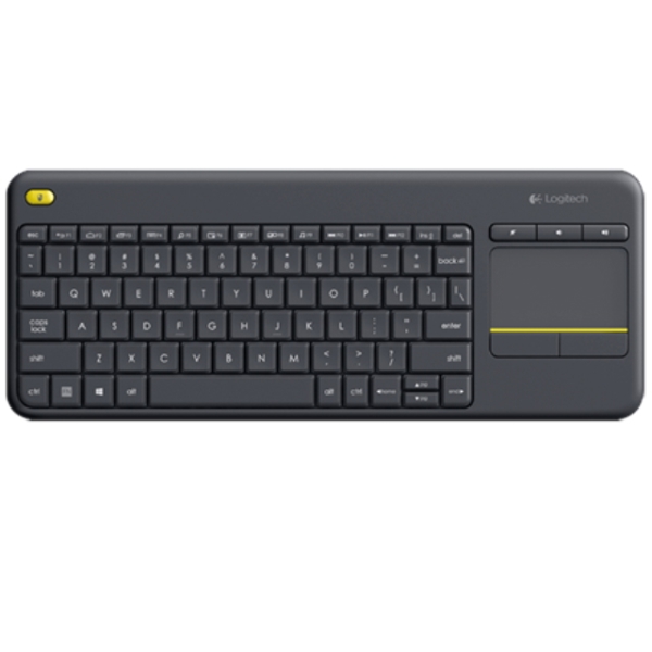 Logitech Wireless Touch Keyboard K400 Plus, 2.4GHZ, DARK, RUS