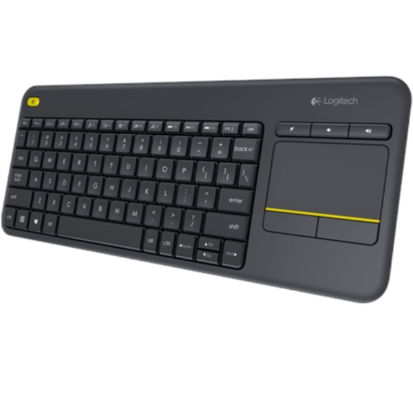 Logitech Wireless Touch Keyboard K400 Plus, 2.4GHZ, DARK, RUS