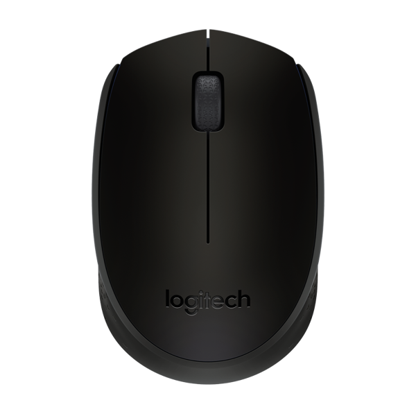 უსადენო მაუსი Logitech Wireless Mouse M171 BLACK 2.4GHZ