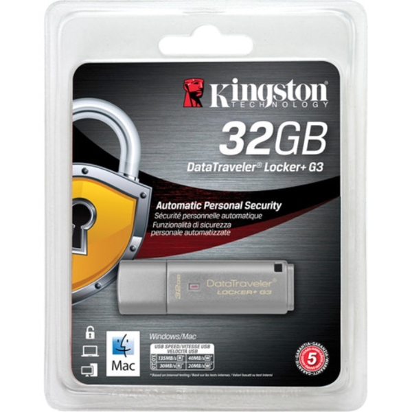 KINGSTON DTLPG3 256 bit Encryption 32 GB