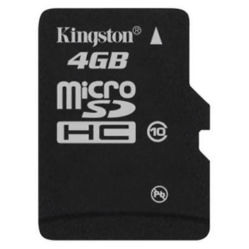 KINGSTON SDCHC Cl 10 Flash Card 4 GB-SP