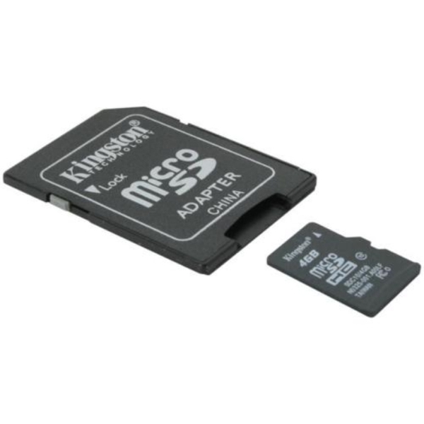 KINGSTON SDCHC Cl 10 Flash Card 4GB