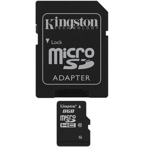 KINGSTON SDCHC Cl 10 Flash Card 8GB