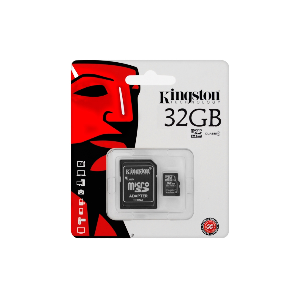 KINGSTON SDCHC Cl 4 Flash Card 32 GB