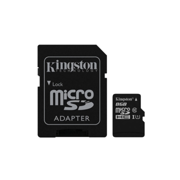 KINGSTON SDHC C10 UHS-1  45MB/s 8GB