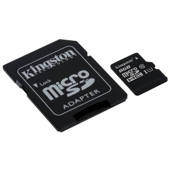 KINGSTON SDHC C10 UHS-1  45MB/s 8GB