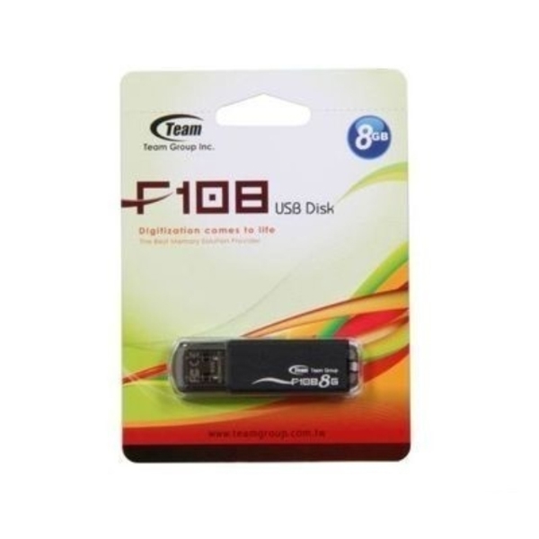 TEAM F108 DRIVE 8 GB BLACK RETAIL